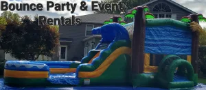 Jaguar bounce house combo water slide rental