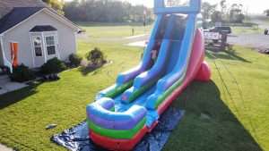 18 foot tall retro water slide rental